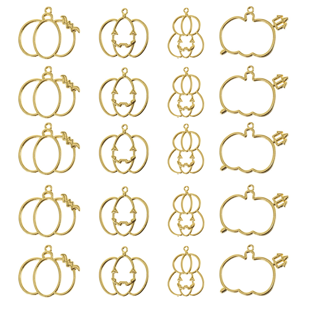 20Pcs DIY Pumpkin Resin Pendan - огляд і ціна Resin Crafts