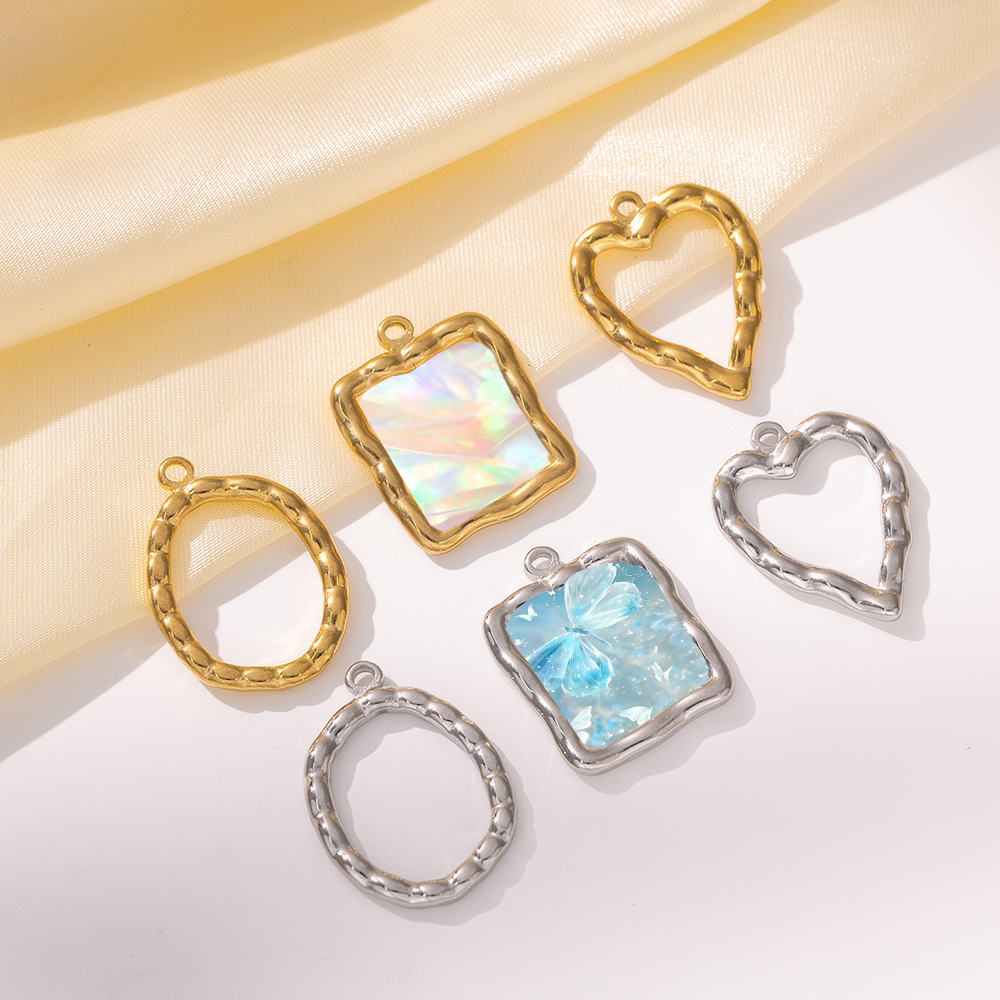 5pcs Stainless Steel Heart Rou - огляд і ціна Resin Craft Supplies
