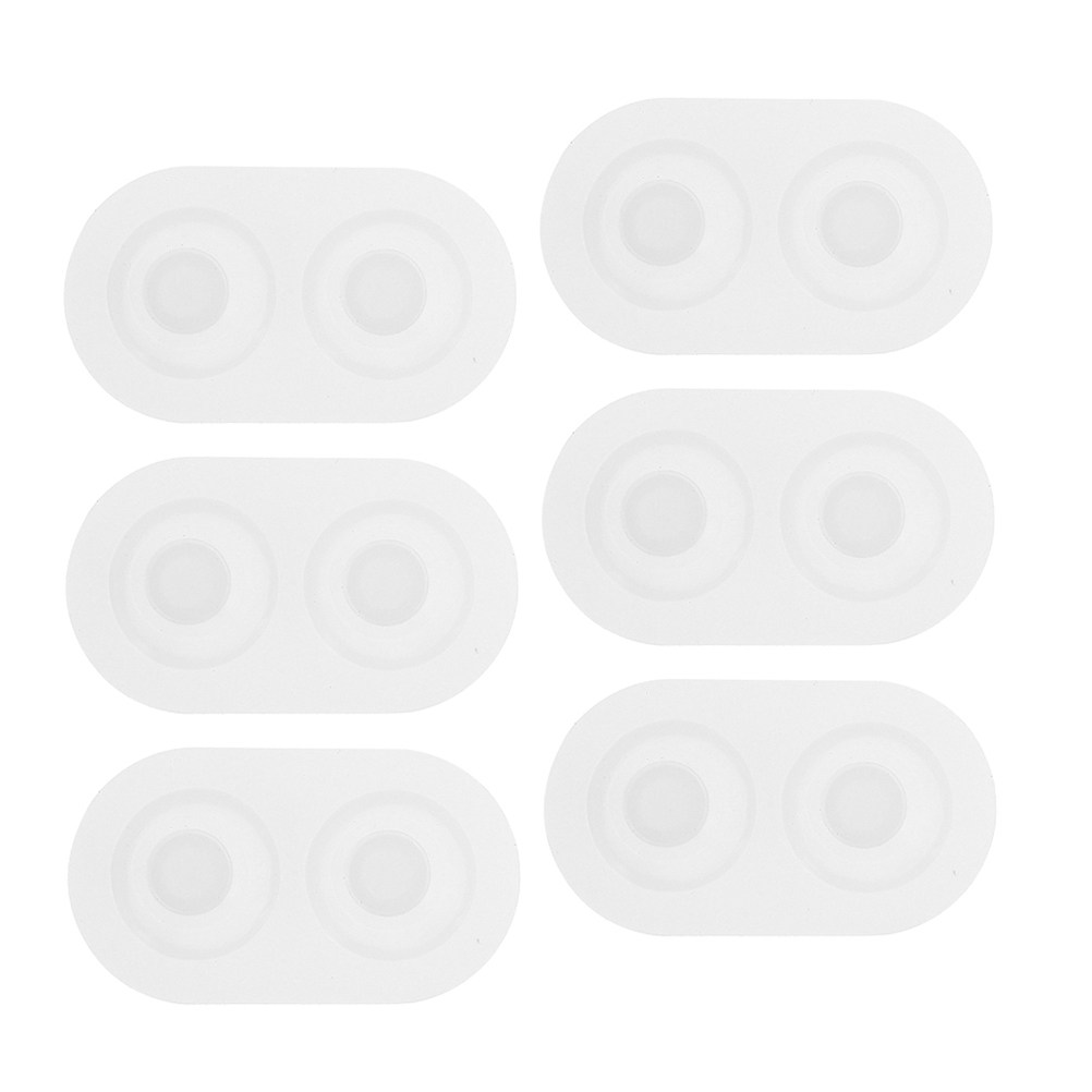 6Pcs Elastic Silicone Eyeball  - огляд і ціна Dome Mold Clear