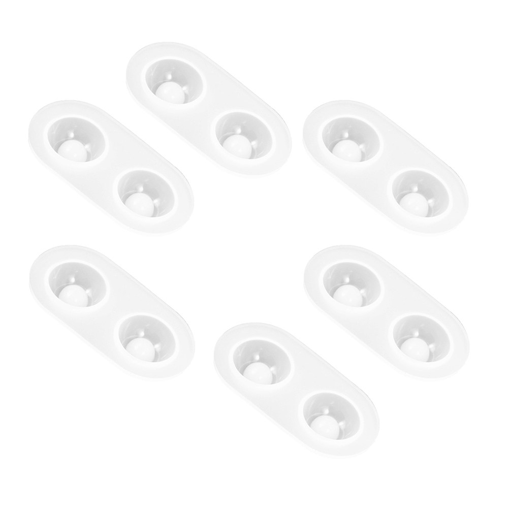 6Pcs Elastic Silicone Eyeball  - огляд і ціна Dome Mold Clear
