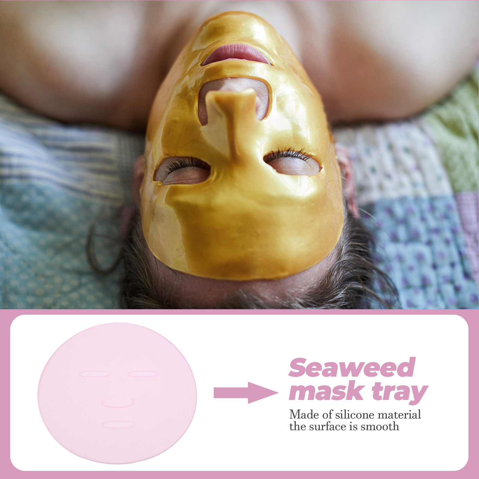 2Pcs DIY Seaweed Mask Mold Reu - огляд і ціна Silicone Mold Tray
