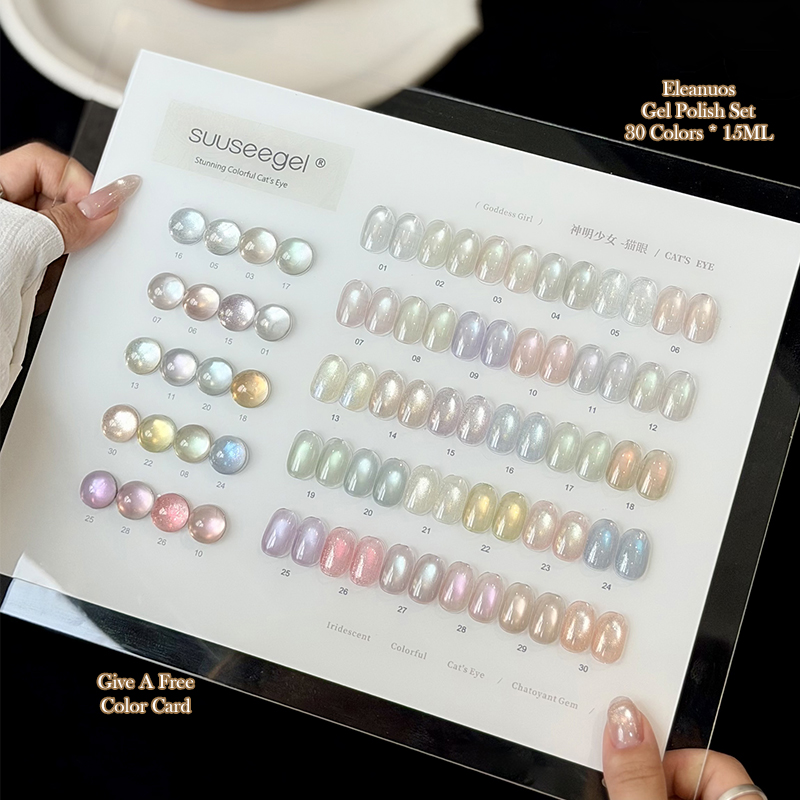 Sheer Cat Eye Gel Polish 30 Co - огляд і ціна Resin Glitter Pack