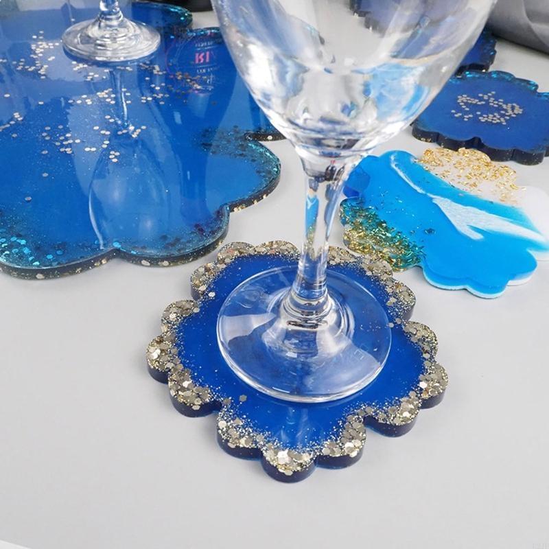 5Pieces Large Flower Resin Mol - огляд і ціна Geode Mold Silicone