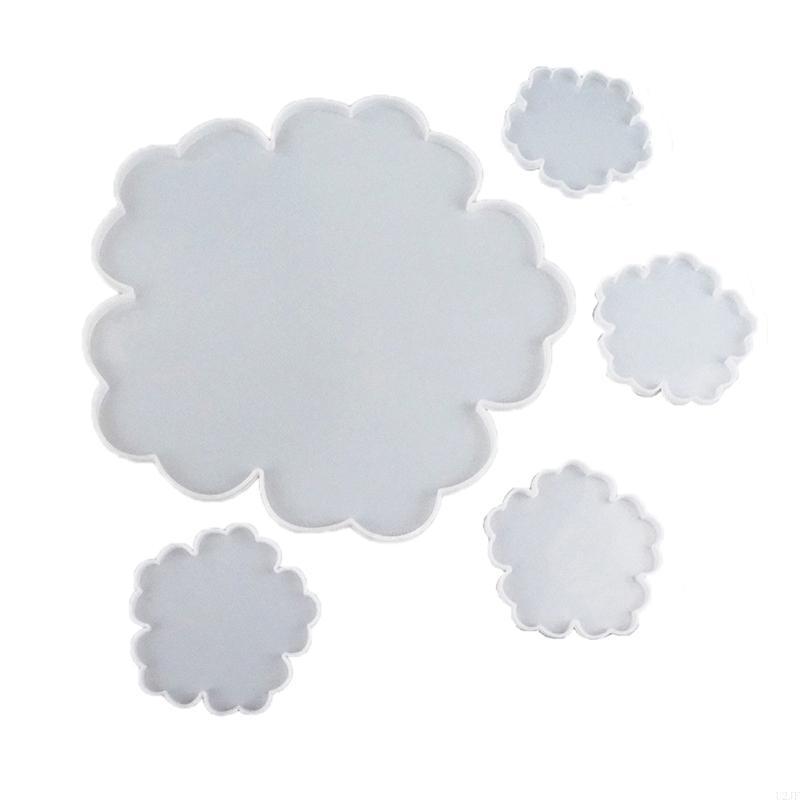 5Pieces Large Flower Resin Mol - огляд і ціна Geode Mold Silicone
