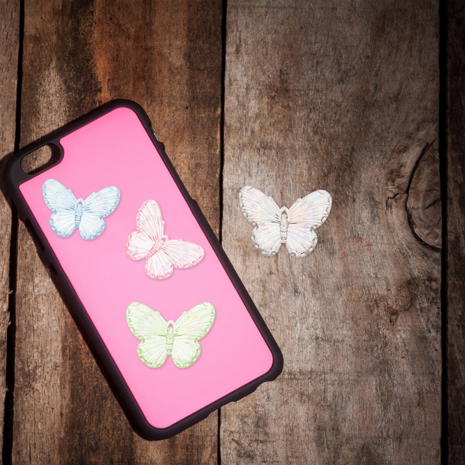 40Pcs Electroplated Butterfly  - огляд і ціна Resin Craft Supplies