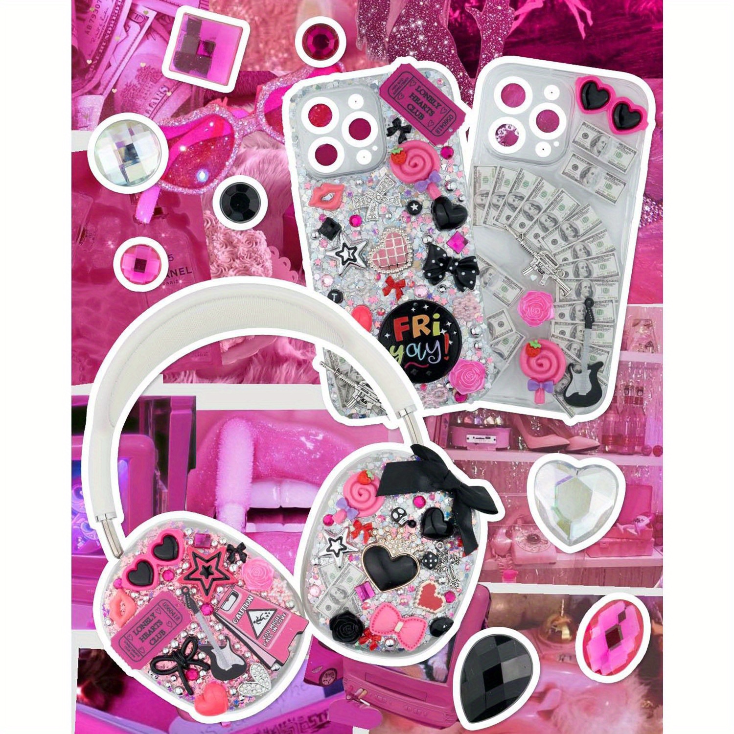 2380 Pcs DIY Jewelry Charm Mix - огляд і ціна Resin Craft Kit