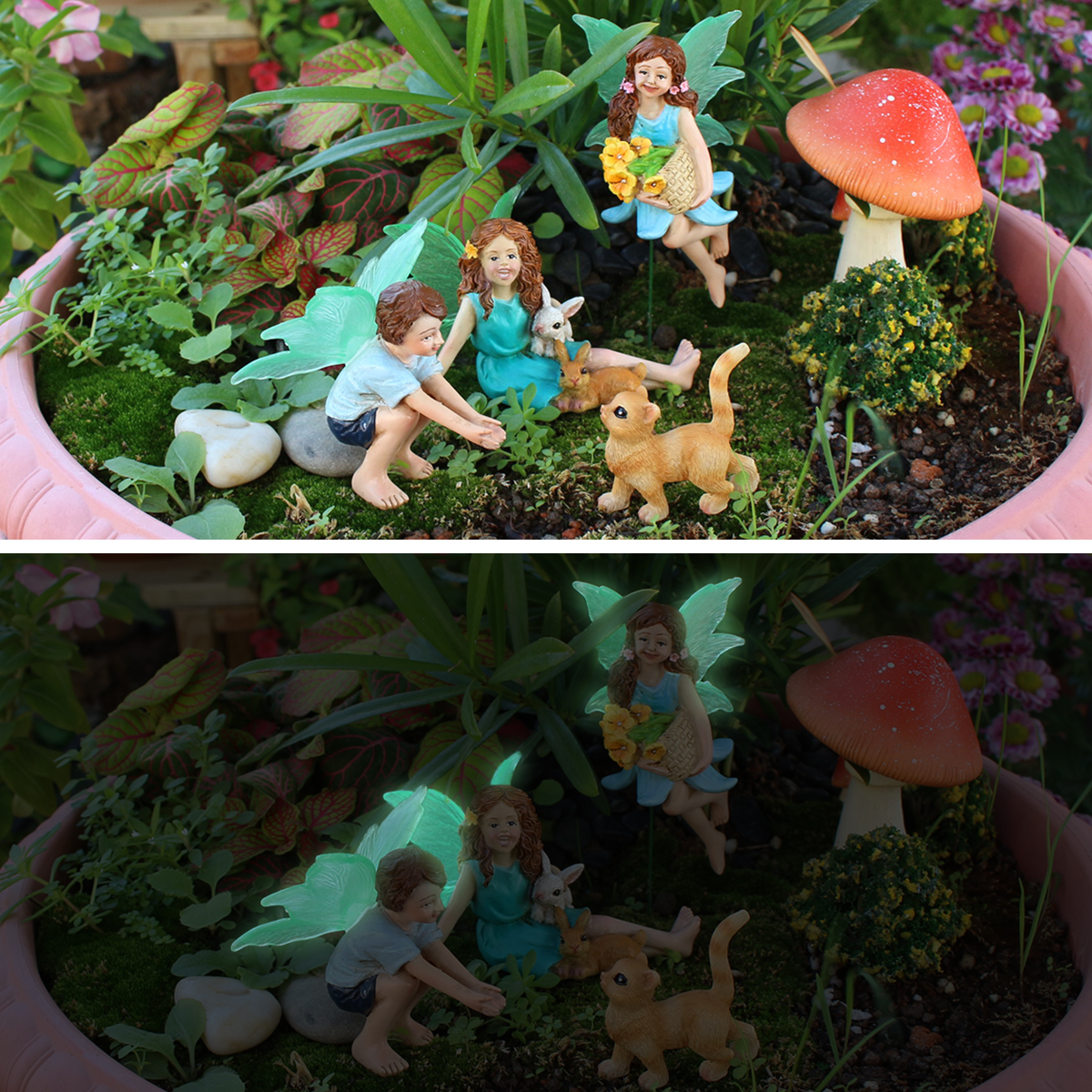 4pc Flower Fairy and Animal Pa - огляд і ціна Resin Craft Supplies