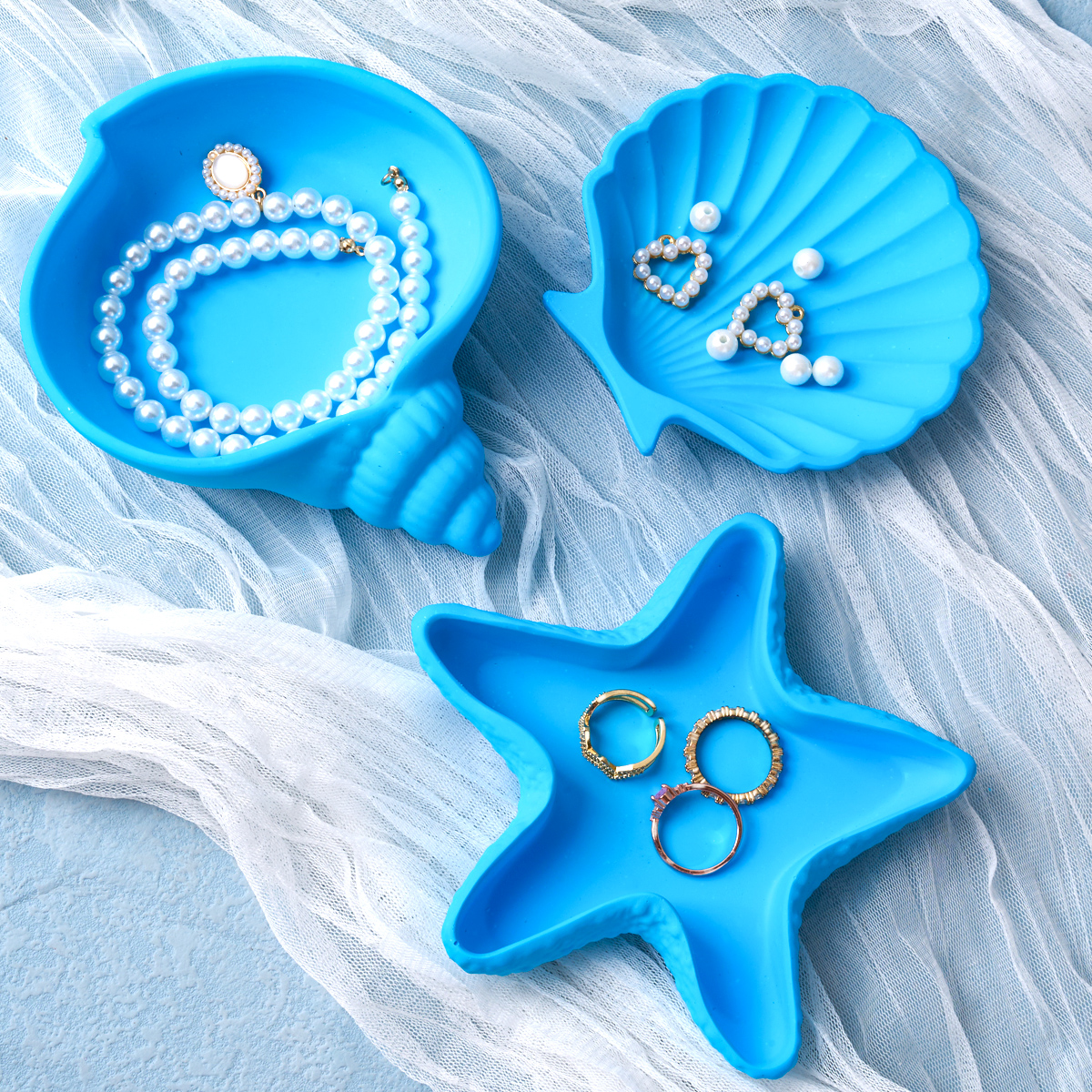 DIY Concrete Starfish Starage  - огляд і ціна Coaster Mold Round