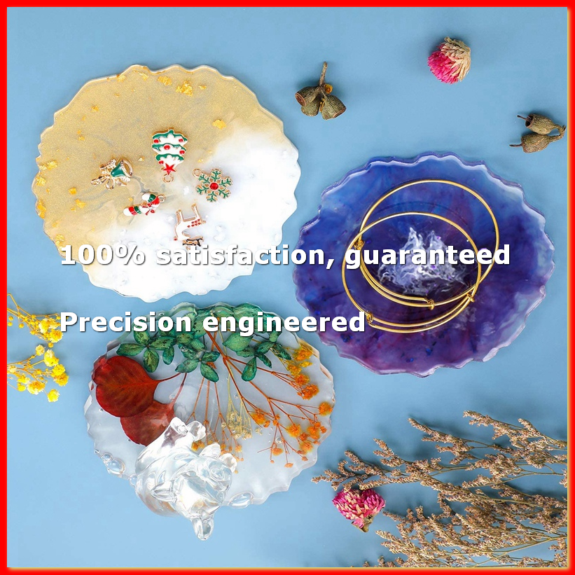 6 Pieces Resin Coaster Mold La - огляд і ціна Geode Mold Silicone