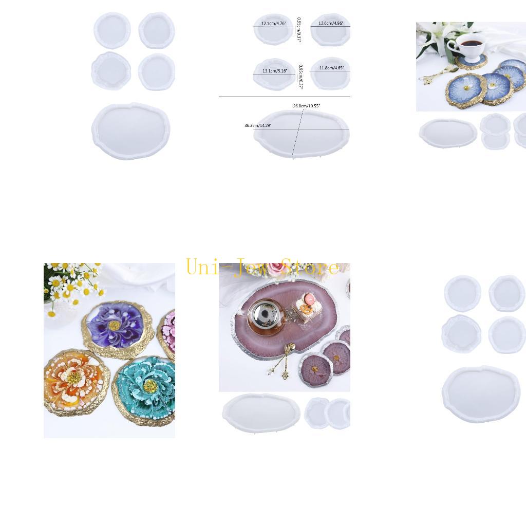 40GB Resin Tray Mold Silicone  - огляд і ціна Geode Mold Silicone