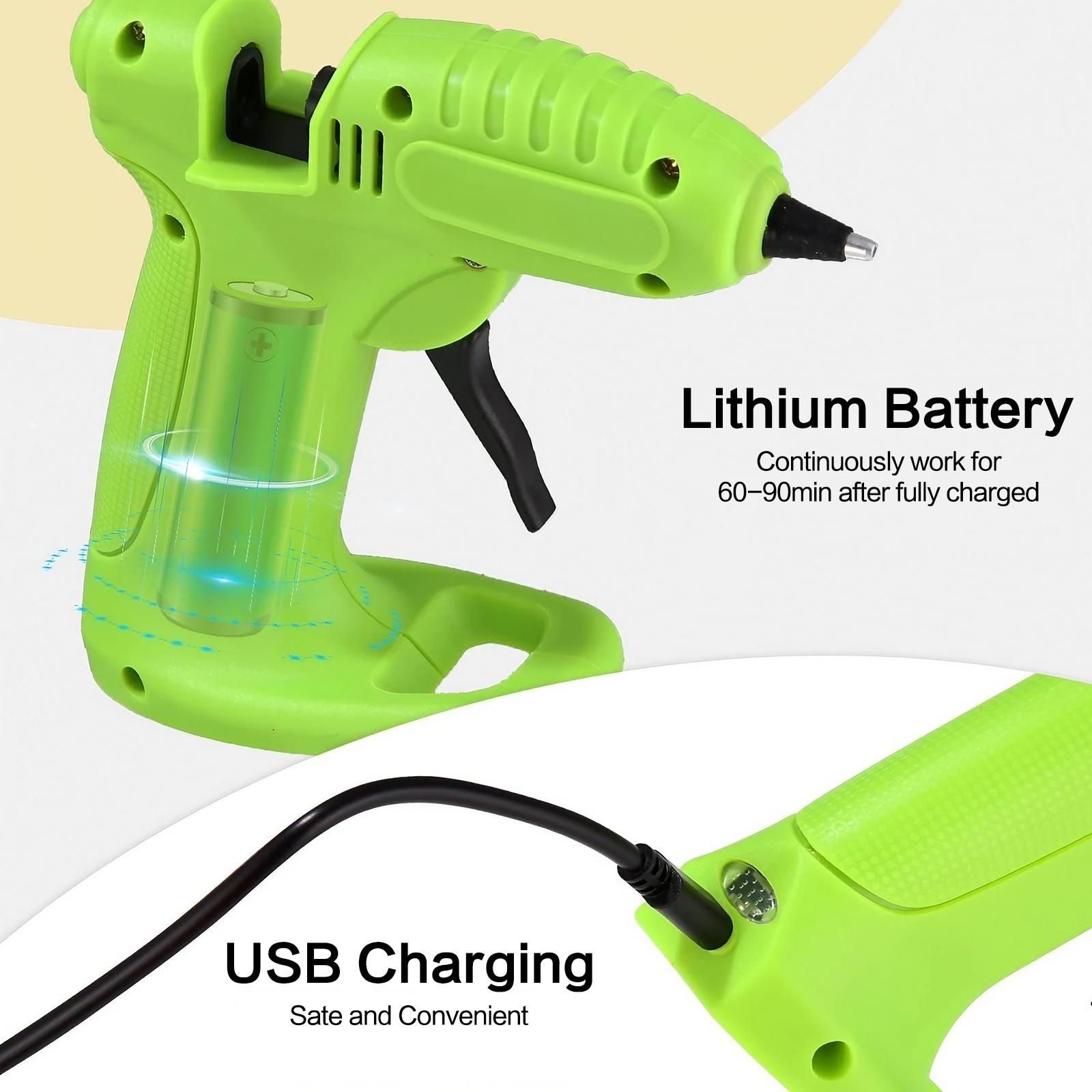 Cordless Hot Glue Gun (Fast-He - огляд і ціна Heat Gun Small