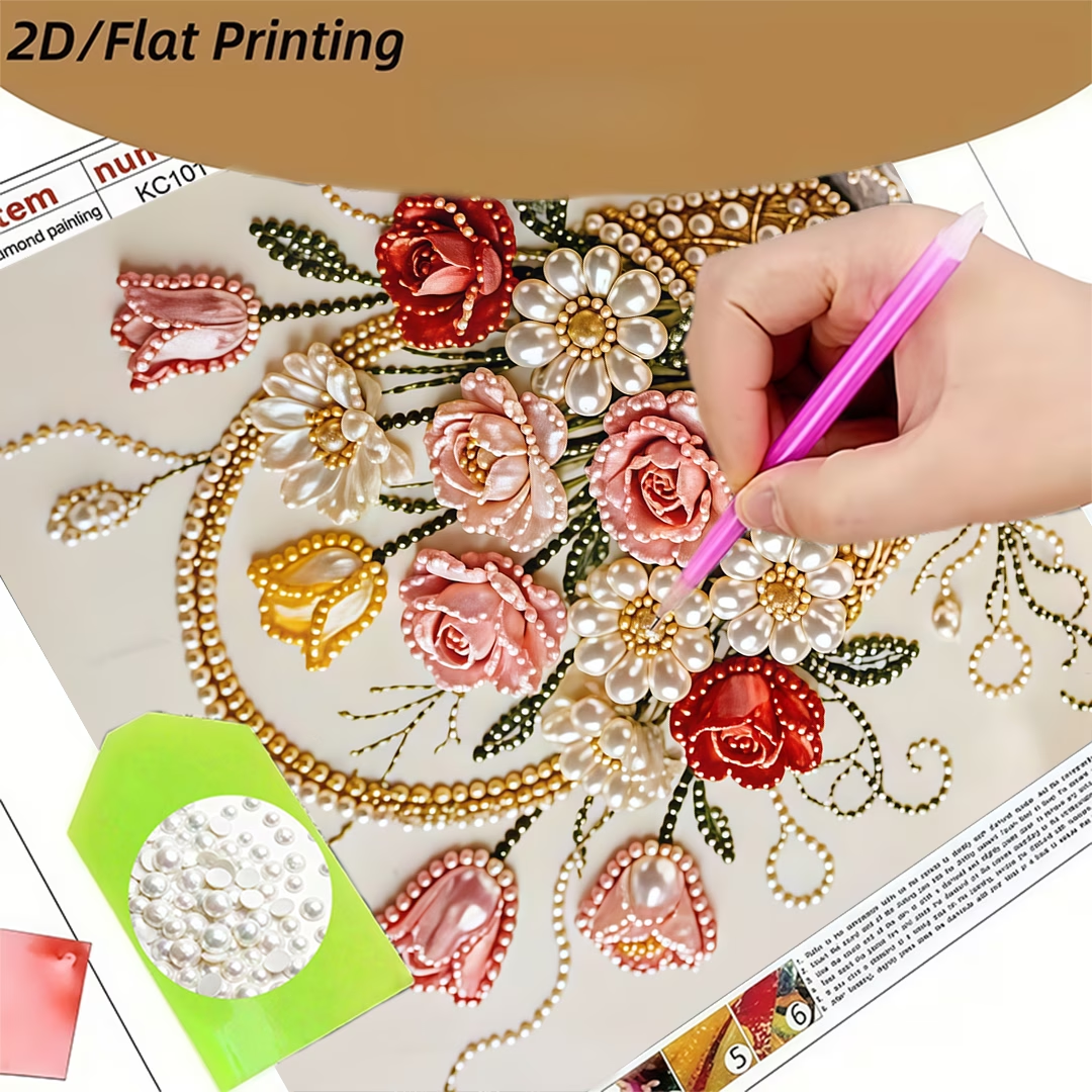 1 set, new DIY pearl painting, - огляд і ціна Resin Craft Kit