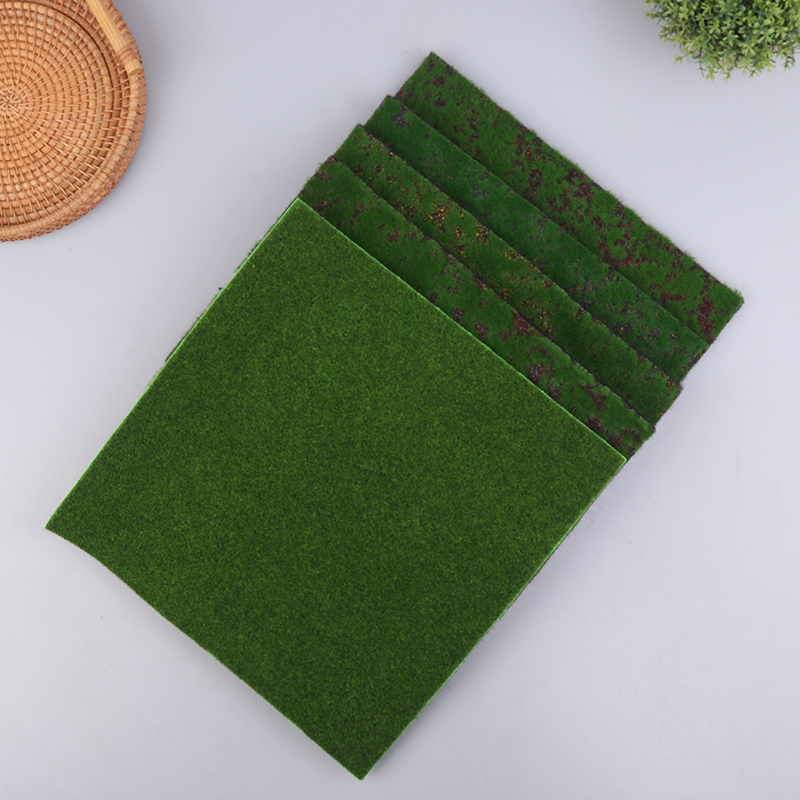 1Pcs Grass Mat Green Artificia - огляд і ціна Terrarium Moss Art