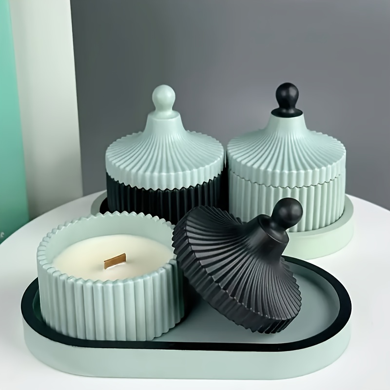 4pcs Silicone Molds Oval Tray  - огляд і ціна Coaster Mold Round