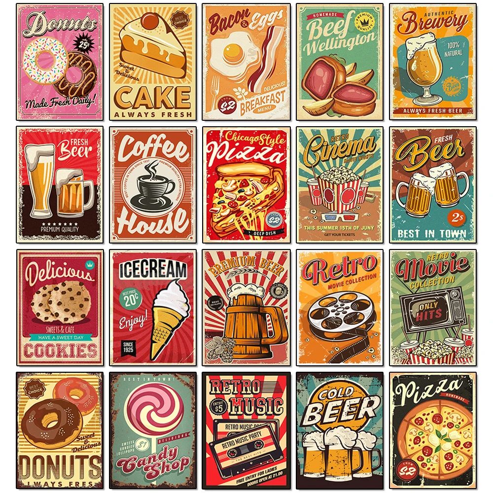5D Diamond Painting Food Poste - огляд і ціна Resin Craft Kit