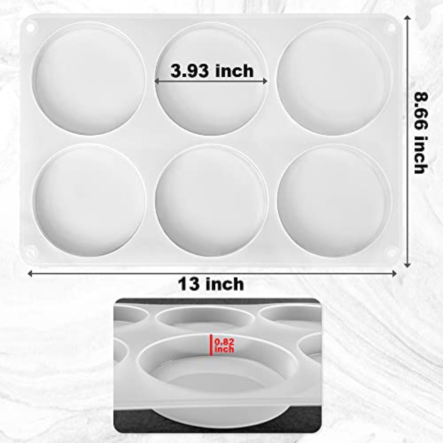 6-Cavity Deep Round Coaster Mo - огляд і ціна Coaster Mold Round