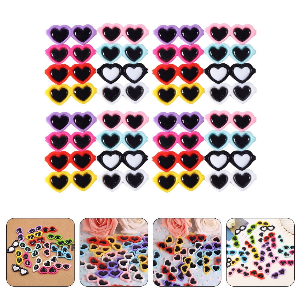 50Pcs Delicate Glasses Resin C - огляд і ціна Resin Craft Supplies