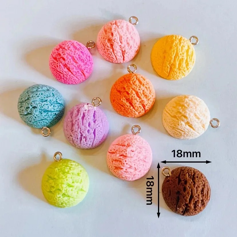 10Pcs Kawaii Macaron Ice Cream - огляд і ціна Resin Craft Supplies