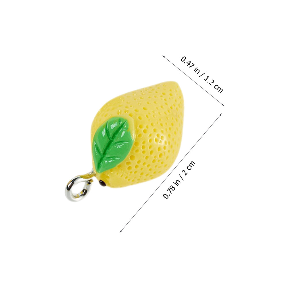 10Pcs Mini Lemon Charms Resin  - огляд і ціна Resin Crafts