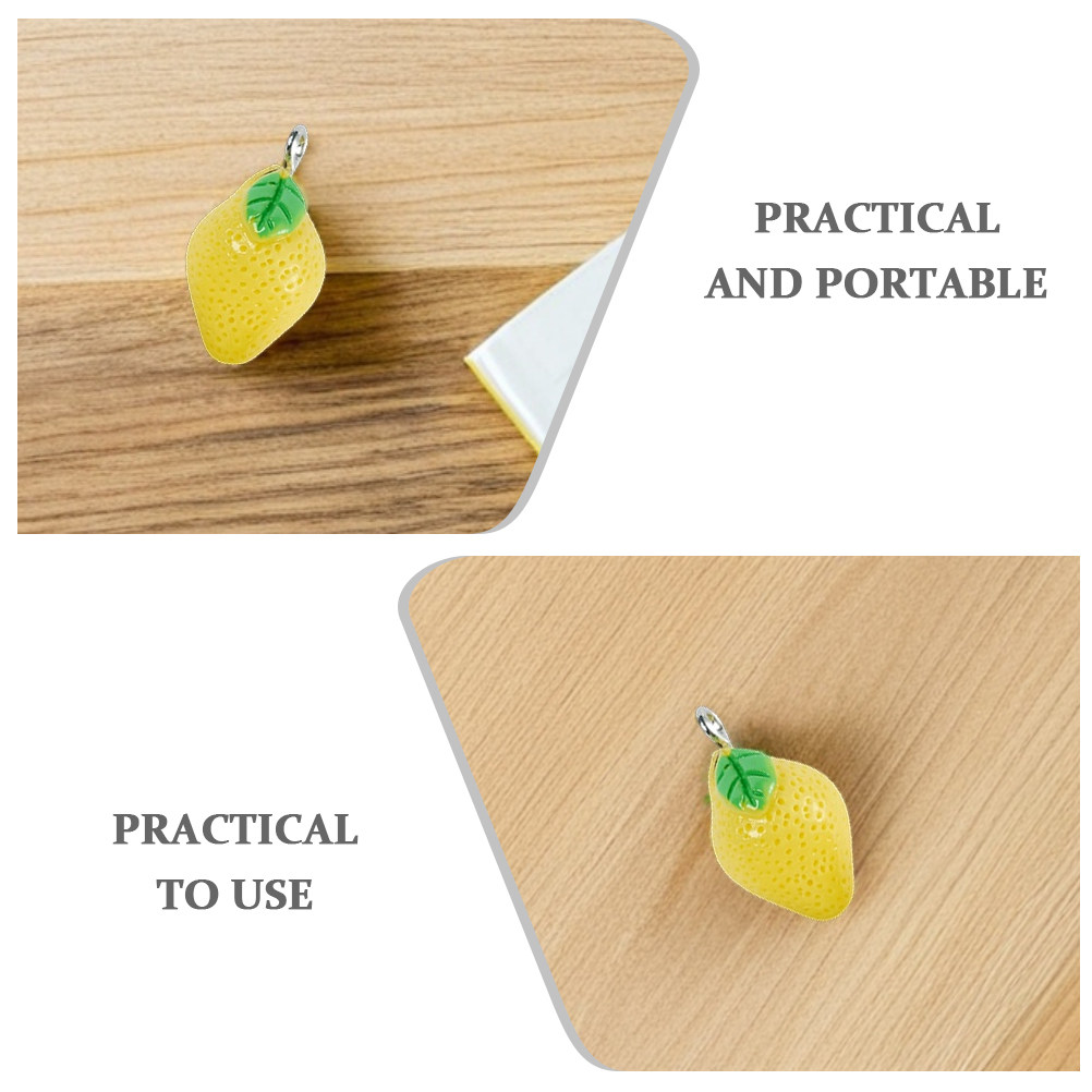 10Pcs Mini Lemon Charms Resin  - огляд і ціна Resin Crafts