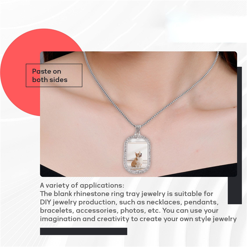WORTHOWN-48Pcs Sublimation Rhi - огляд і ціна Bezels Set Pendant