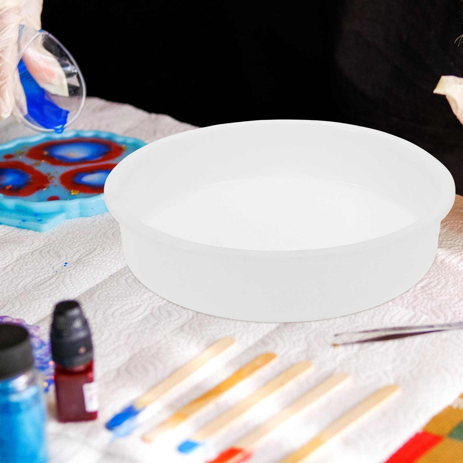 Silicone Round Resin Mold for  - огляд і ціна Coaster Mold Round